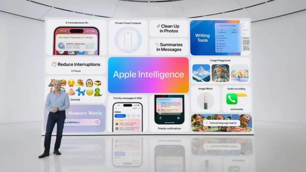 Apple intelligence features