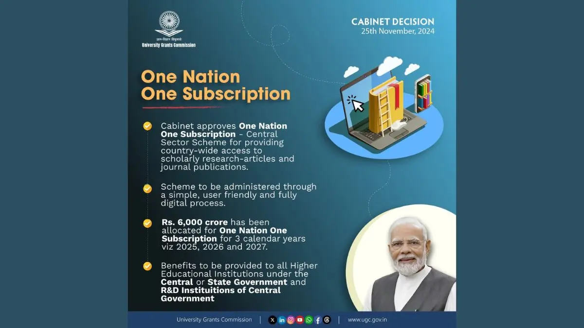 One Nation One Subscription scheme