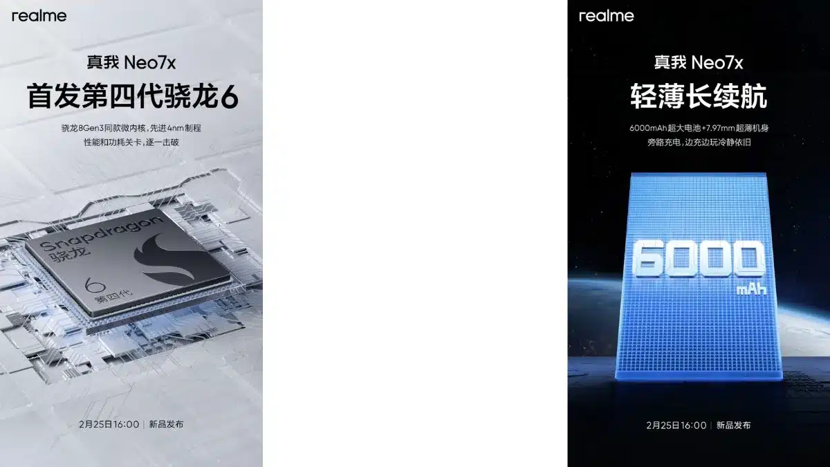 Realme Neo 7x launch date in India