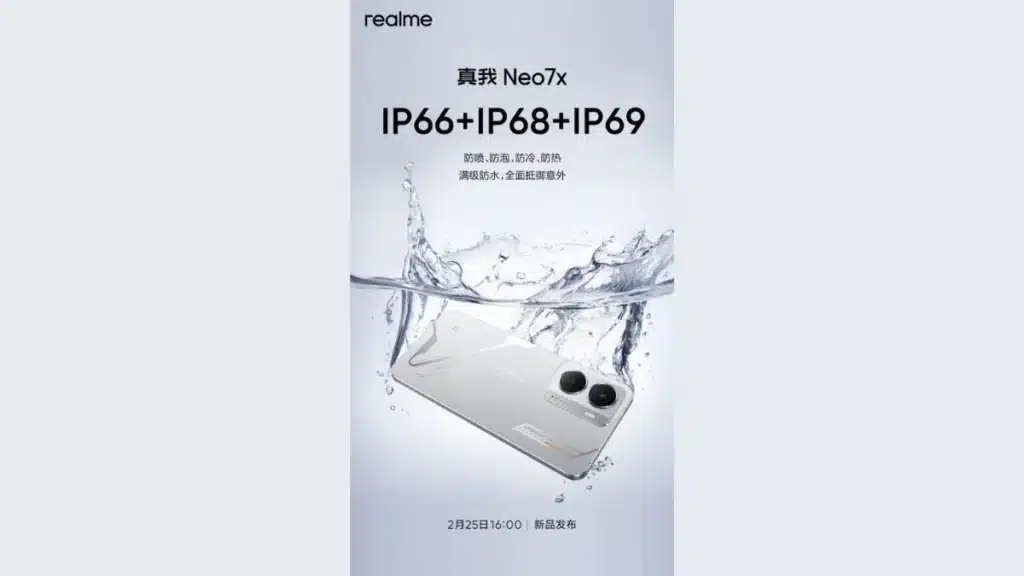 Realme Neo 7x launch date in India